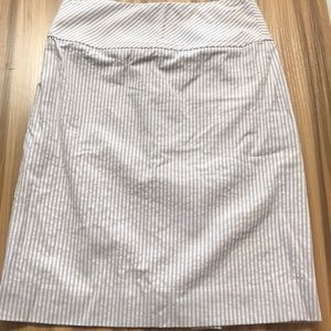 J. Crew Seersucker Pencil Skirt